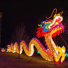 Lantern Sínis Saincheaptha Bliain Úr na Síne Dragon Giant