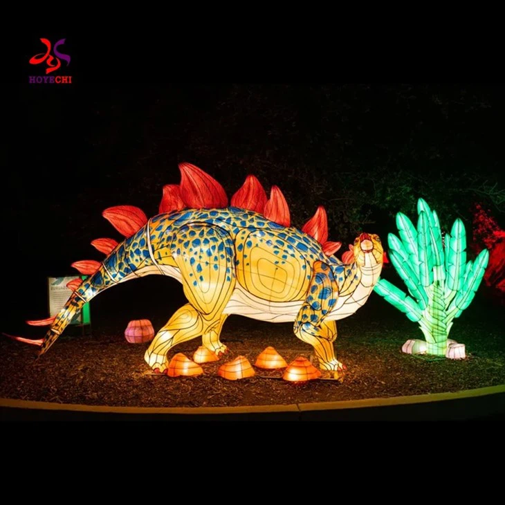 3D LED Lighting Animal Dinosaur Festival Lantern For Outdoor Theme Park Garden Zoo Decoration